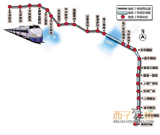 杭州目前有几条地铁线路啊（杭州地铁3线远期规划线路图）