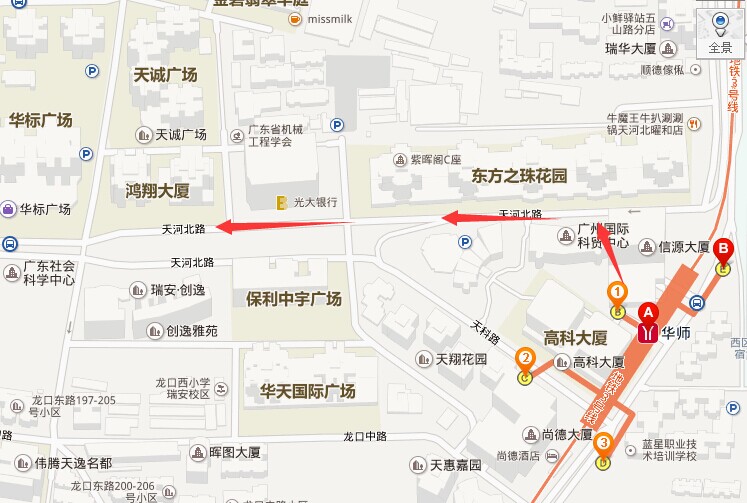 广州市东圃华润万家超市请问是哪个地铁出口（广州地铁站附近华润万家超市吗）
