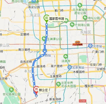 北京地铁9号线的途经站（北京八号线到九号线地铁线路图）