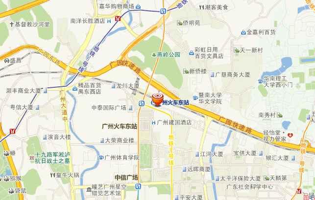 要在广州东站坐和谐号应该走选广州东站地铁哪个出口（广州东站地铁站平面图）