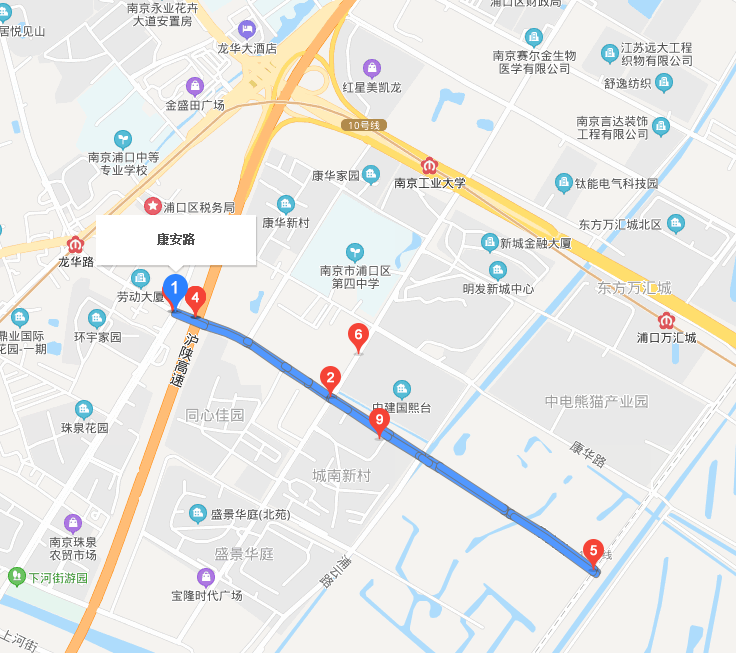 南京地铁10号线的地铁运营（南京10号线地铁线路图浦口万汇城站在哪）