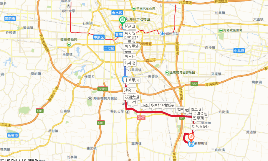 郑州火车站坐地铁到新郑机场需要多长时间（郑州2号线地铁紫荆山站至新郑机场）