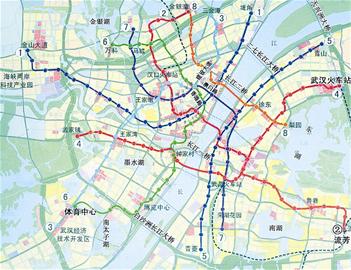 武汉地铁10号线最新线路图（武汉第十号地铁）