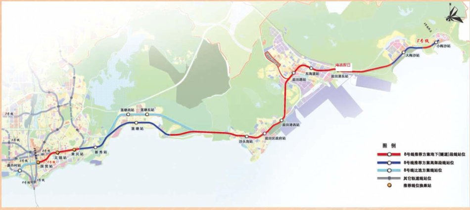 深圳地铁线路图（深圳地铁规划线路图高清版）