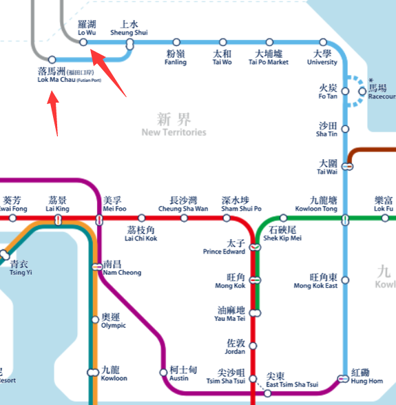 香港坐地铁到罗湖口岸怎么出来成福田口岸了（香港到福田口岸地铁时间表）