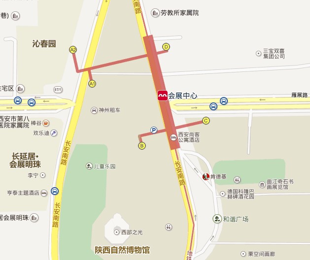 请求广州地铁各个站的出口指引（地铁上藤站B出口）