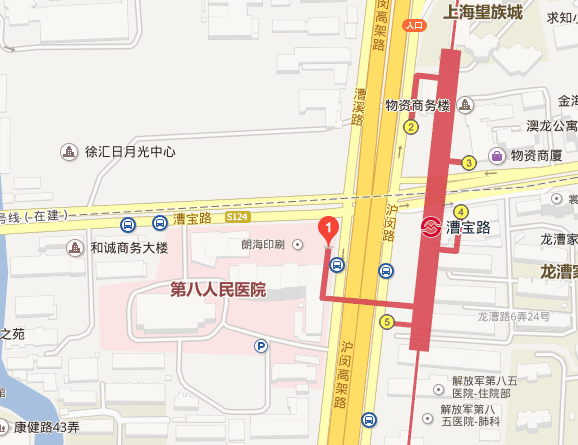 上海地铁1号线漕宝路站有几个出口（上海地铁一号线漕宝路几个出口）