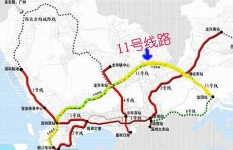 深圳地铁为何不先修10号线而去修与1号线重复的11号线（深圳正在修的地铁线路）