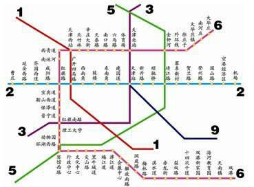 天津地铁路线全图（地铁线路线图天津）