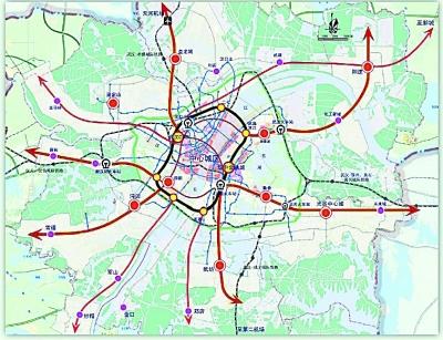 武汉地铁10号线最新线路图（武汉市10号地铁线路规划图）