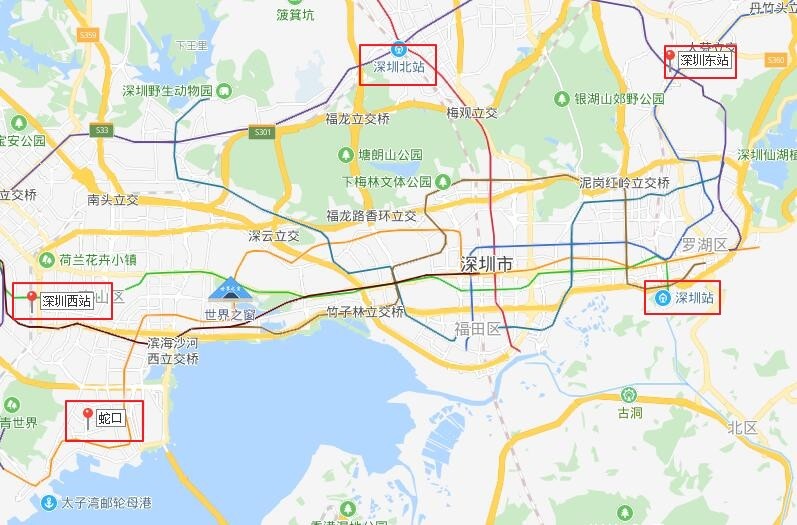 深圳地铁有几路线（深圳莲花西地铁到蛇口站有几个站）