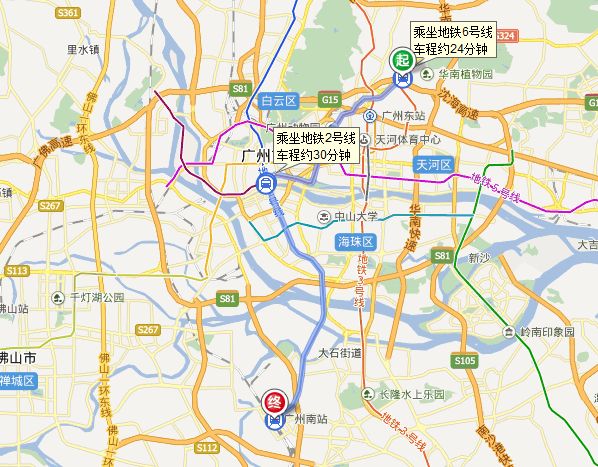 广州天河客运站地铁站是几号线（天河客运站到钟村地铁站）