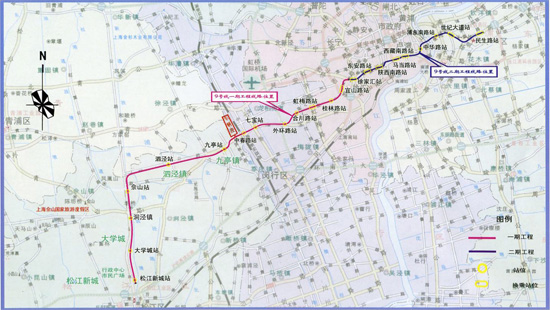 上海地铁18号线线路图（上海地铁18号线杨高中路设计）