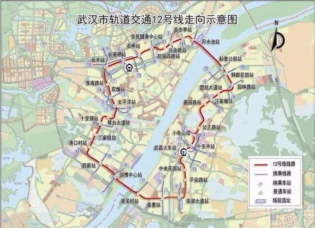 武汉地铁12号线，12号线地铁武汉四新-第1张
