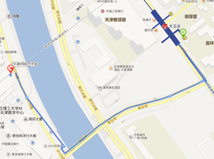 坐地铁5号线从哪一站下去中国美术馆最近（天津美术馆周边地铁）