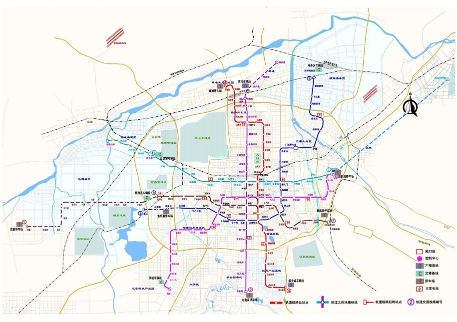 西安地铁地图（西安市地铁地图高清版大图）