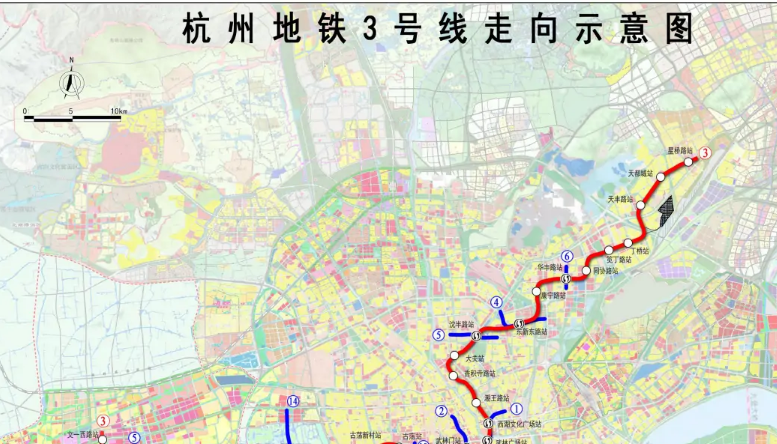 杭州地铁三号线延伸确认了么（杭州地铁三期进度）