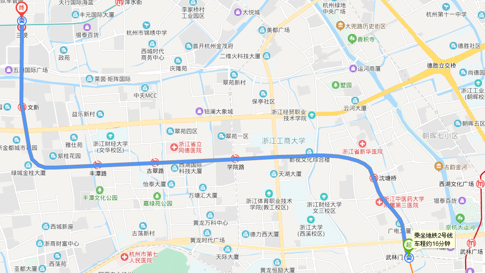 杭州地铁一号线与二号线哪里换乘（杭州地铁三坝）