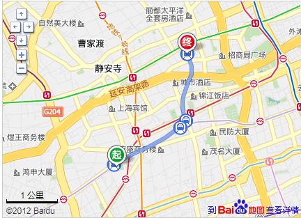 上海地铁9号和10号线的走向（南京西路地铁站十号线）