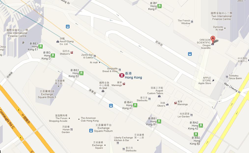 香港地铁站哪个出口是中环IFC（中环国际酒店地铁哪个出口）