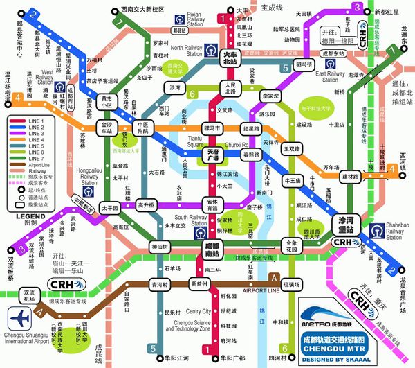 四川成都有几条地铁线（成都地铁图最新）