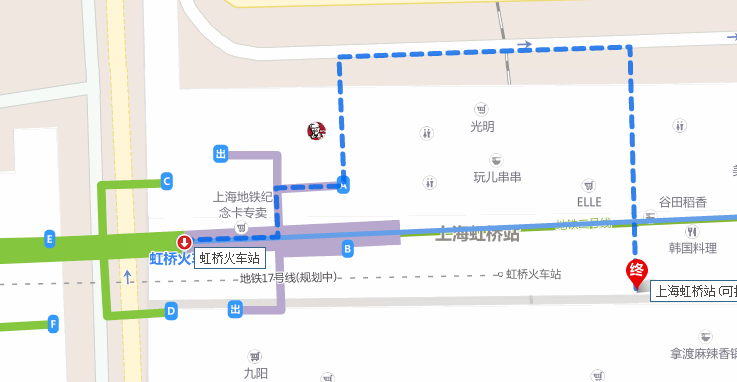 上海浦东机场到上海虹桥火车站坐地铁怎么走 大概多久（浦东机场到上海高铁站地铁）