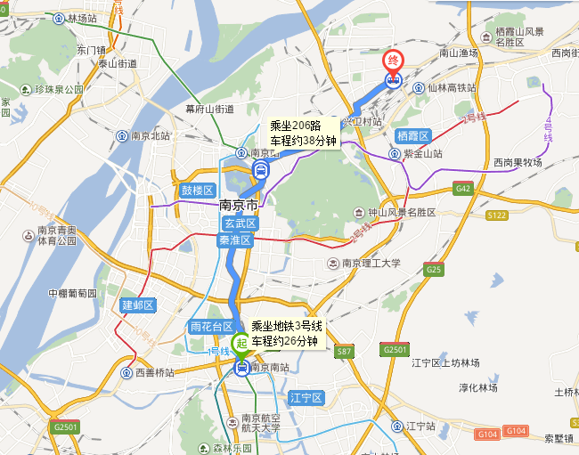 南京东站坐地铁到南京南站是几号线（南站到南京东有无地铁站）