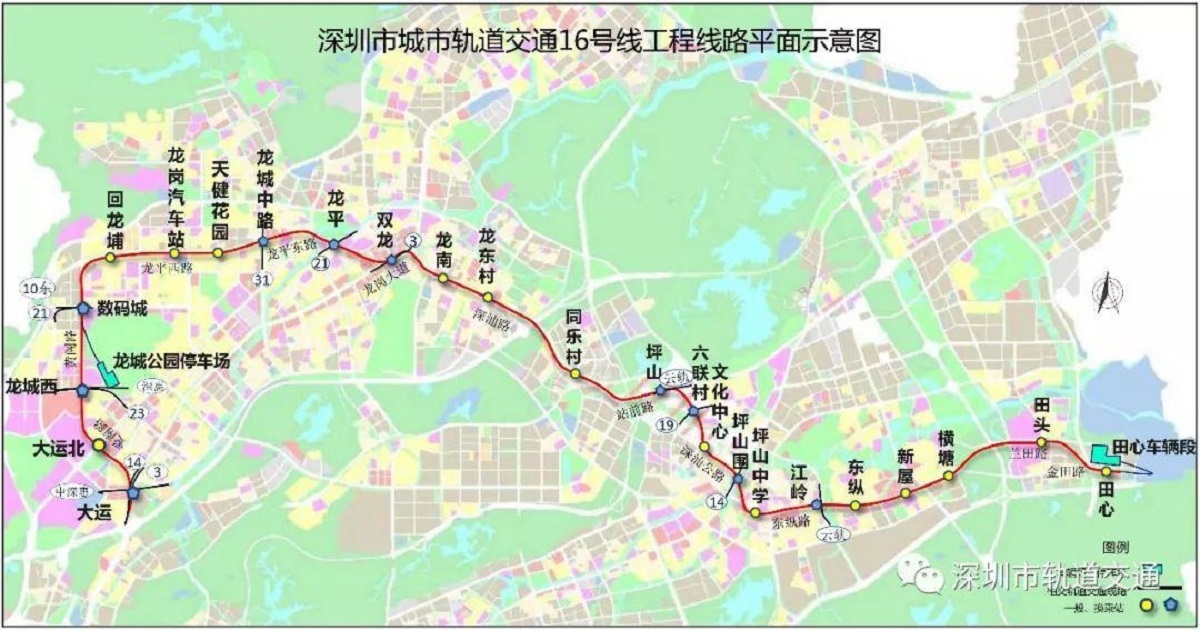 深圳地铁3号线双龙到坑梓的延长线有开工建设吗（深圳坑梓有地铁吗）