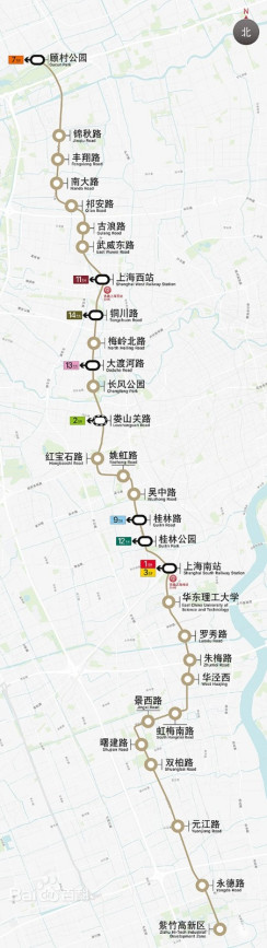 希望了解上海地铁15号线的详细规划及站点安排谢谢！（地铁十五号线古北路出口）