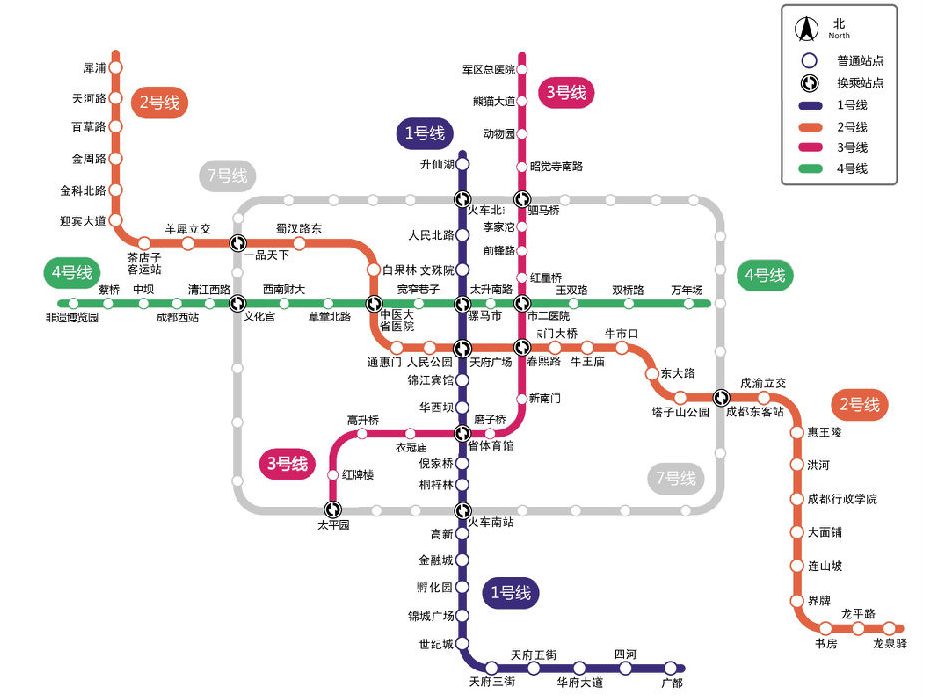 四川成都有几条地铁线（成都已批地铁）