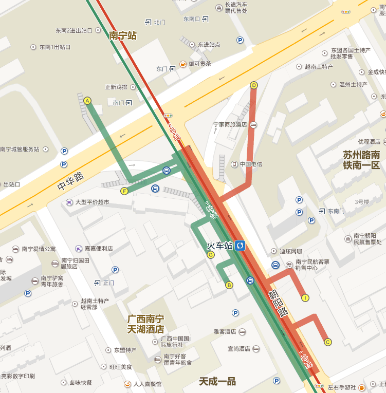 南宁东有地铁直达火车站吗（南宁火车站地铁口图片）