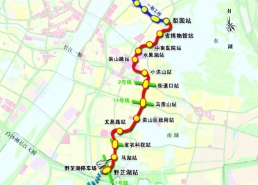 武汉地铁11号线的站点设置（武汉11号地铁图片高清大图）
