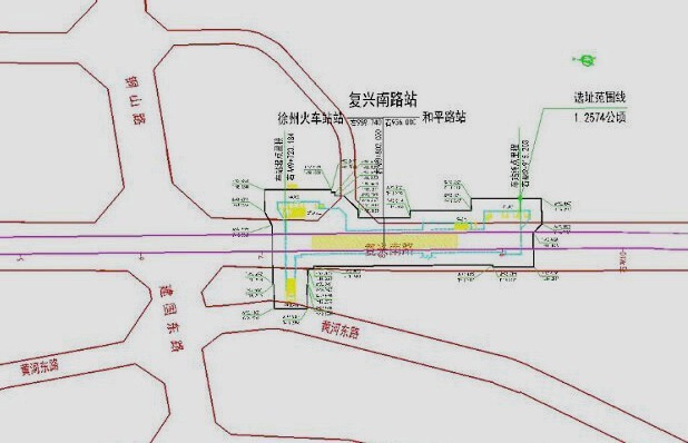 徐州地铁二号线户部山站出口只设一个吗（徐州2号线地铁线路图）