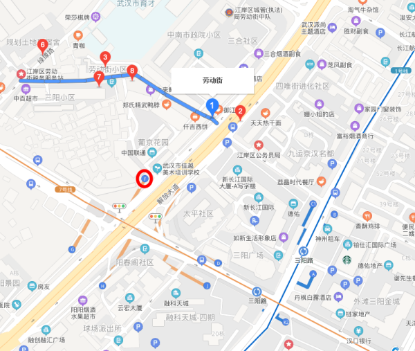武汉地铁7号线靠近劳动街是什么出口（地铁七号线纸坊大街出口）