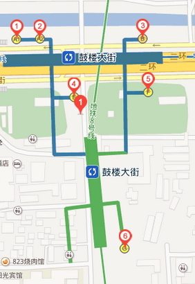 谁知道南京鼓楼区地铁几号出口是紫峰大厦啊想去顶层观光（鼓楼地铁站东鼓道出口）