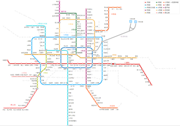 北京地铁线路图（2016北京地铁线路图高清版）