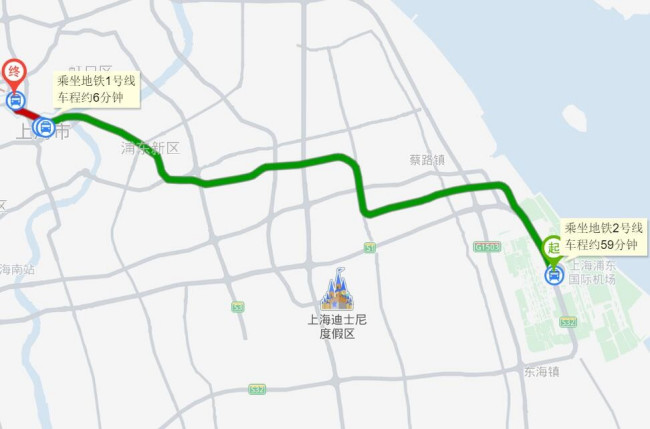 上海浦东机场到上海虹桥火车站坐地铁怎么走 大概多久（浦东机场到上海火车站怎样坐地铁）