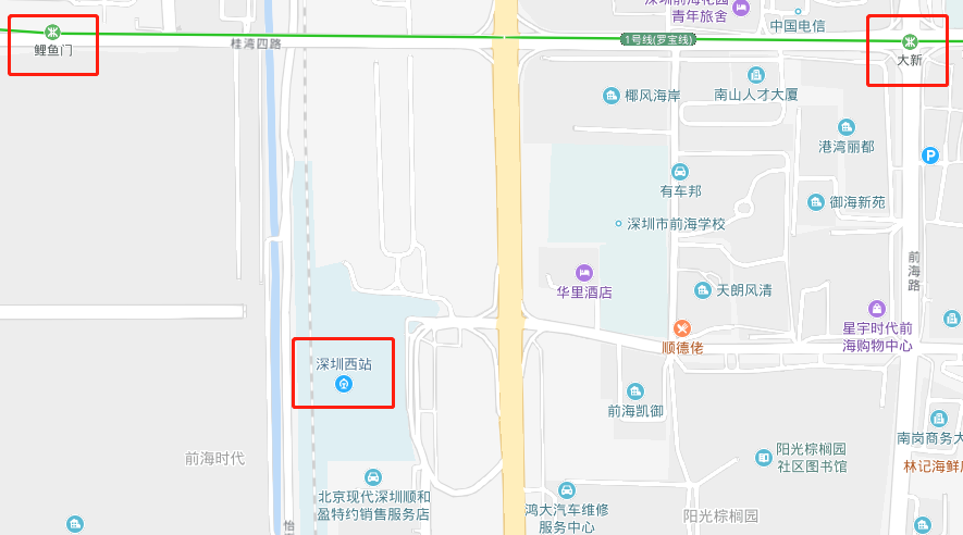 离深圳西最近的地铁站是哪个啊（坐地铁到深圳西）