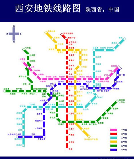 西安地铁一共要修几条线路分别从哪里到哪里（西安城市轨道交通线网规划图）