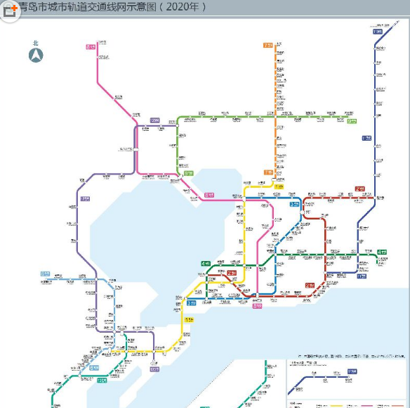 青岛地铁的远景规划（青岛嘉定山公园地铁站）