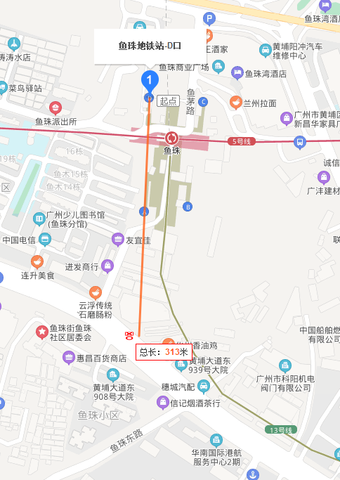 广州地铁图是什么样子的（广州鱼珠地铁站规划图）