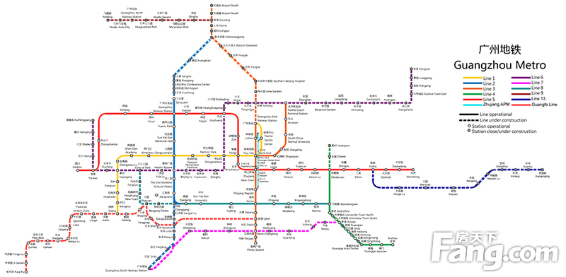 广州地铁6号线什么时候开通（广州地铁6号）