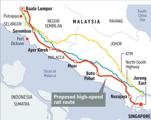 马来西亚取消了建设高铁的计划为什么中国不索赔（新马高铁长）