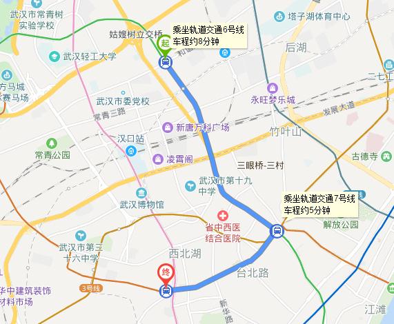 武汉地铁6号线地图（地铁6号线杨汊湖站出口）