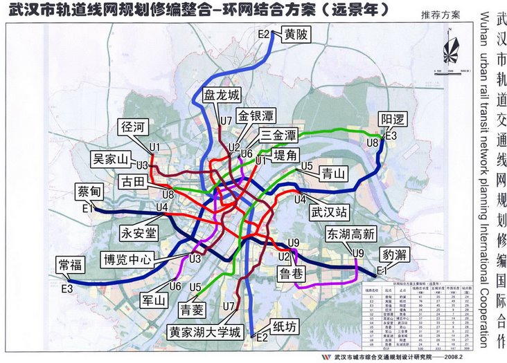 武汉地铁线路图（武汉有多少条地铁线路）