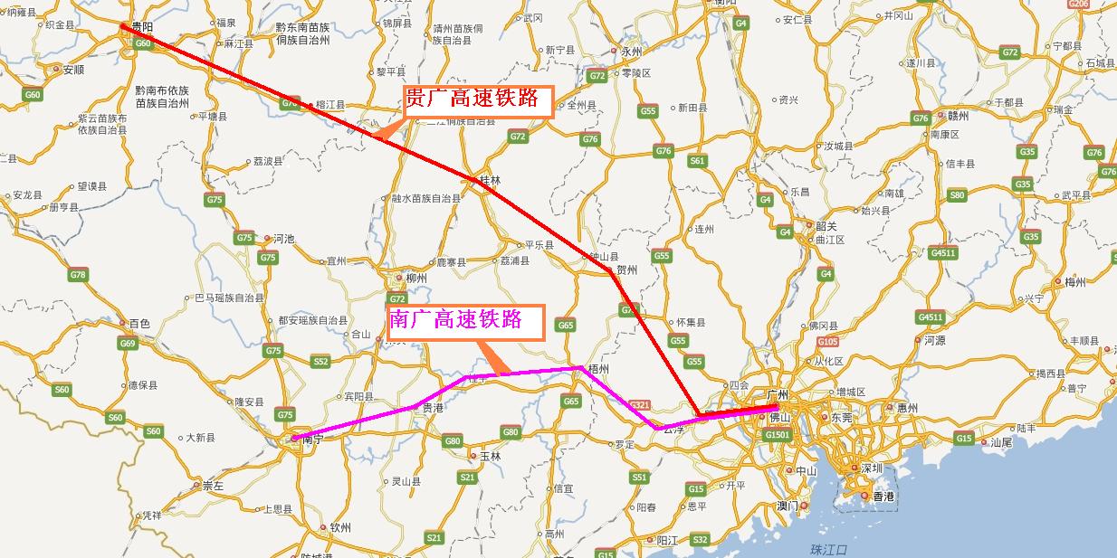 广州到南宁的高铁途经哪些站（广州到南宁的高铁）