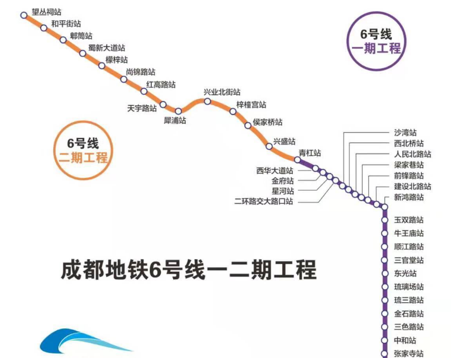成都地铁6号线什么时候开通（成都地铁6号线线路图）