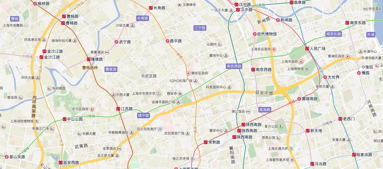 上海南京路步行街地铁坐到哪一站（南京路到静安昆仑大酒店地铁）