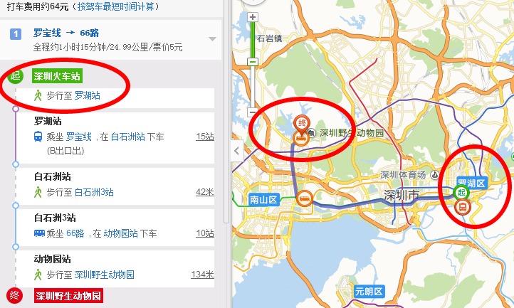 怎么做地铁到深圳野生动物园！（深圳动物园地铁线路图）