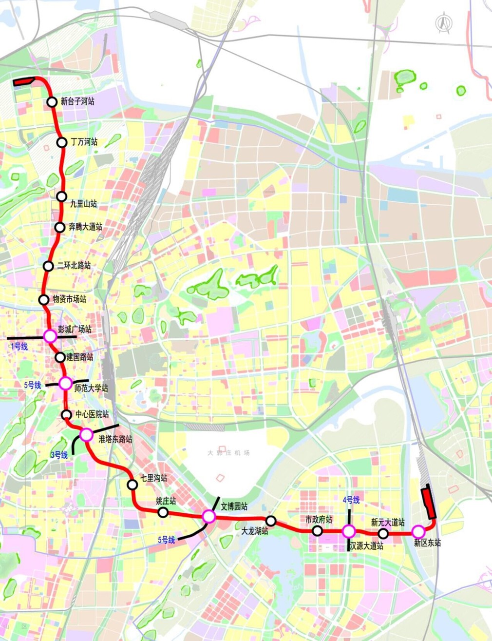 徐州地铁二号线户部山站出口只设一个吗（徐州2号线地铁线路图）